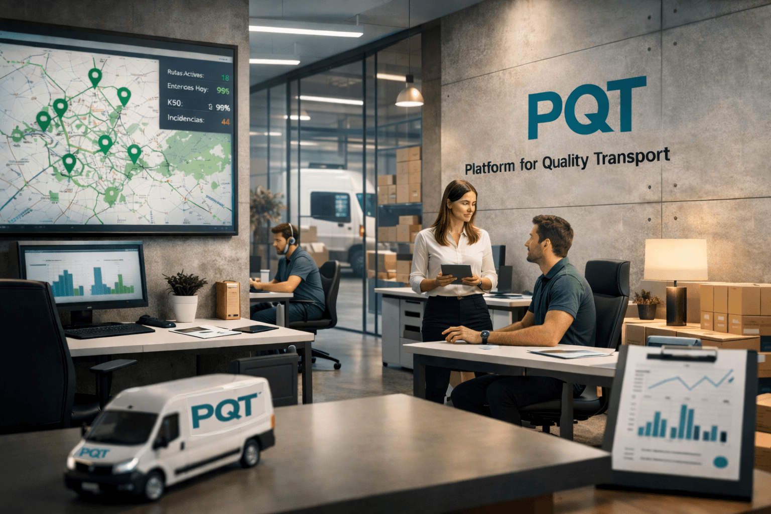 Equipo PQT en operacion